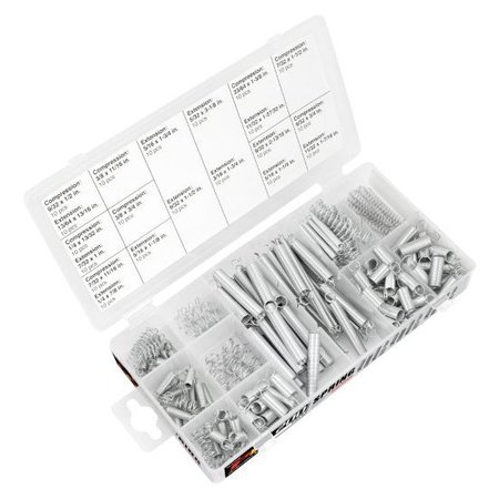 Performance Tool 200-Pc Spring Assortment Hdwr Kit-Spring, W5200 W5200